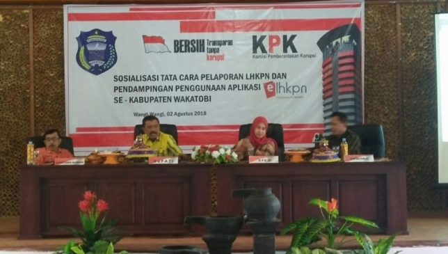 Usai bertandang di Buton dan Baubau Tim KPK Sambangi Wakatobi