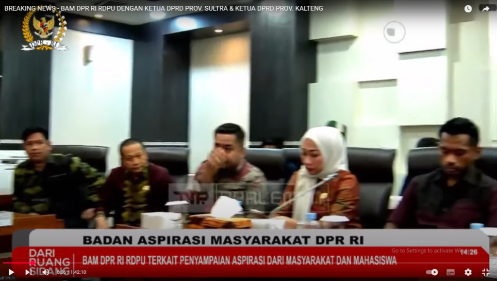 BREAKING NEWS: DPR RI Terima 9 Elemen Masyarakat Sultra