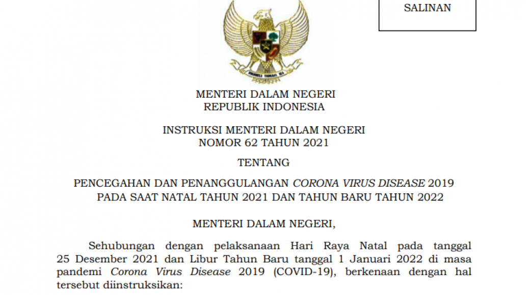 Resmi Keluarkan Instruksi PPKM Level 3, Begini Aturannya