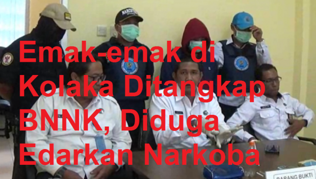 Emak-emak di Kolaka Ditangkap BNNK, Diduga Edarkan Narkoba