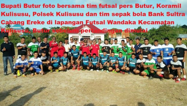 Bupati Resmi Buka Liga Eksebisi Futsal Forum Jurnalis Butur