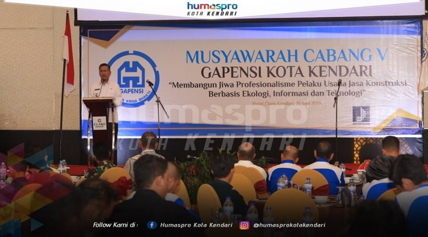 Pemkot Kendari Siap Bersinergi dengan Gapensi