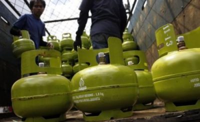 Tabung Gas isi 3 Kg di aceh Singkil sudah capai Rp 30 ribu. Hal ini dikarenakan kurangnya pasokan gas. FOTO : MAN