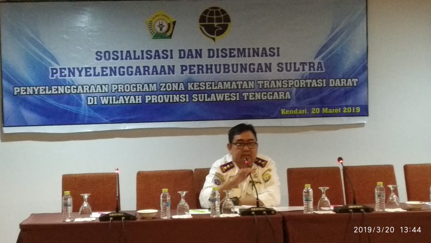Penyelenggaraan Program Zona Keselamatan Transportasi Darat di Wilayah Sulawesi Tenggara