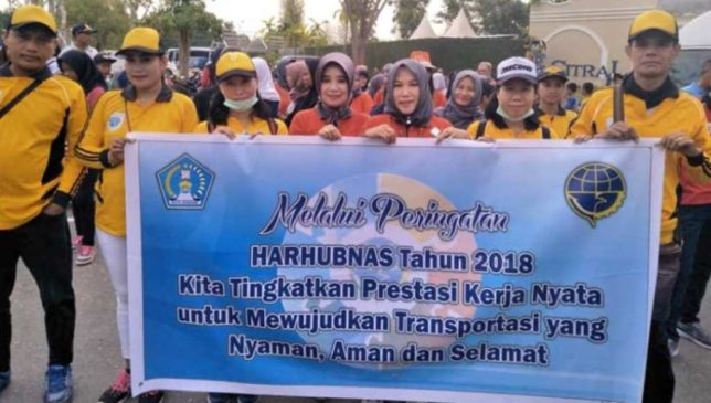 Video : Harhubnas 2018, Dishub Sultra Gelar Jalan Santai Bertabur Hadiah