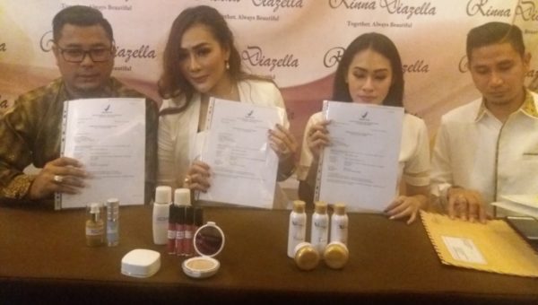 Launching di Kendari, Rinna Diazela Resmi Kantongi Sertifikat BPOM