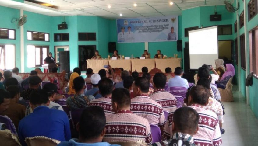 ﻿Disduk Capil Singkil Sosialisasi Tanda Tangan Elektronik 