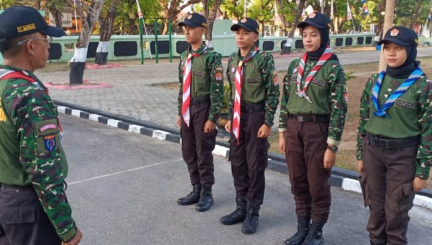 Dandim Kendari Lepas Saka Wira Kartika