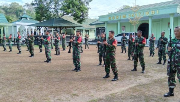 Asah Kemampuan Prajurit Kodim Kendari Melalui Binjasmil