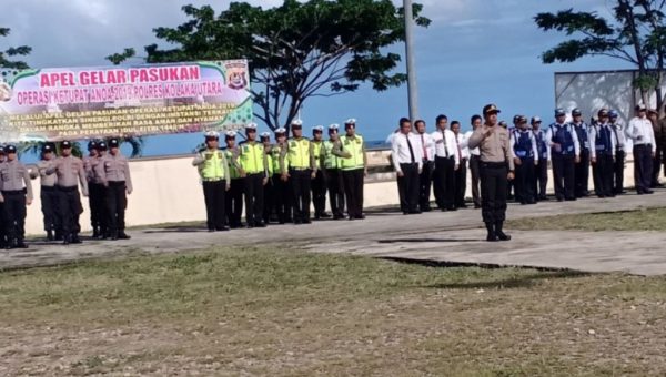 ﻿Polres Kolut Kerahkan 150 Personil Amankan Arus Balik - Mudik