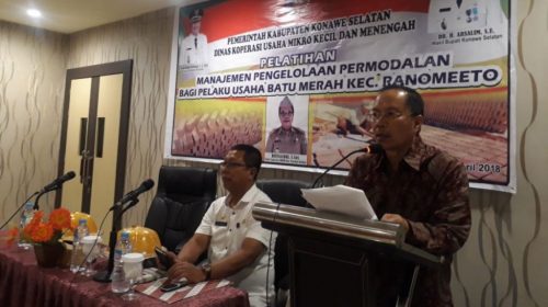 Pelaku Usaha Batu Bata Konsel Dibekali Manajemen Pengelolaan Permodalan 