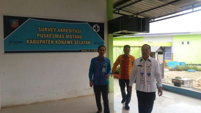Sekda Konsel Sidak Pelayanan Puskesmas dan Kecamatan