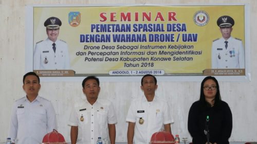 Seminar PSD Wahana Drone, Wabup Konsel: Penetapan Batas Desa Harus Libatkan Masyarakat