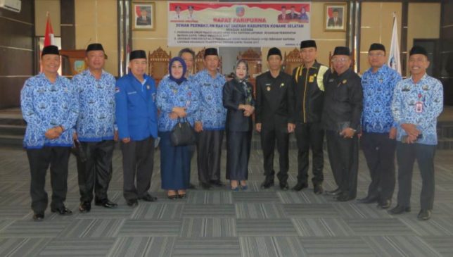 Gelar Rapat Paripurna, DPRD Konsel Setujui Raperda LKPD 2017
