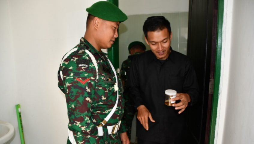 Perangi Narkoba, Korem 143/HO Tes Urine Serentak