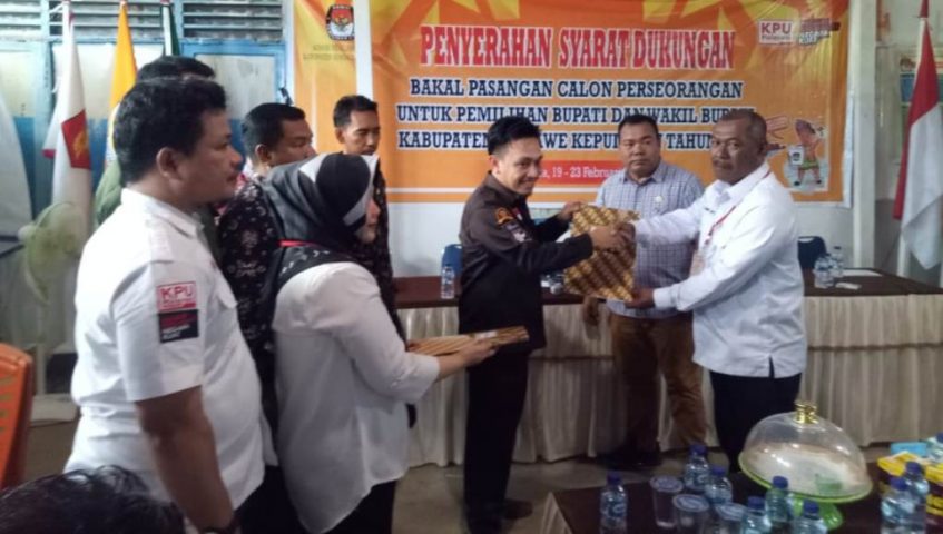Halim dan Untung Taslim Bacalon Perseorangan di Pilkada Konkep 
