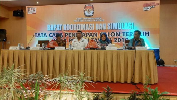 ﻿KPU Sultra Gelar Simulasi Penetapan Perolehan Kursi Caleg Terpilh