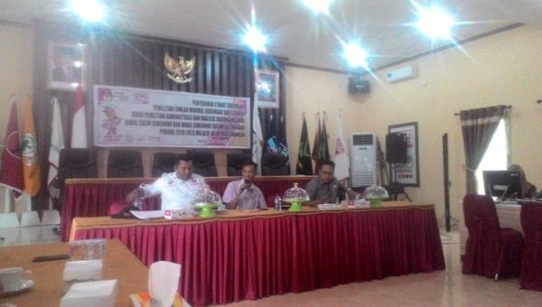 KPU Buka Penyerahan Syarat Dukungan Cagub Perseorangan