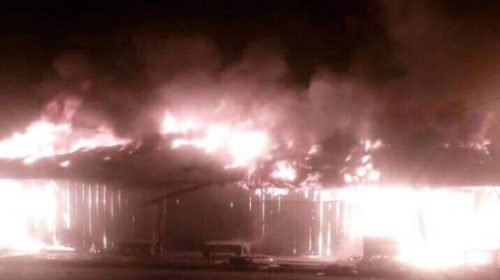 Pasar Laino Raha Terbakar 6 Kios Rata Dengan Tanah
