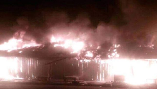 Video, Pasar Laino Terbakar 6 Kios Rata Dengan Tanah