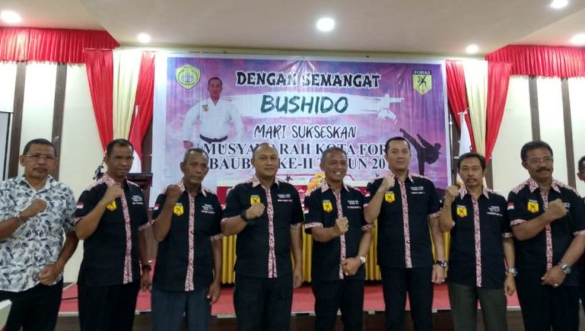 Gelar Musda II FORKI, Dandim 1413/Buton Terpilih Jadi Ketua