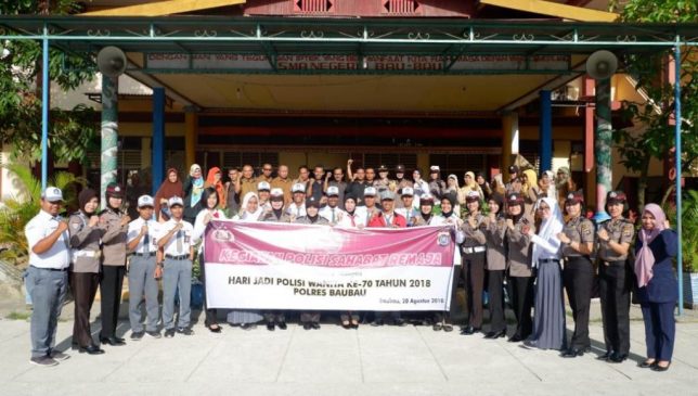 Ini Pesan Moral Kapolsek Murhum Baubau Jelang HUT Polwan 70