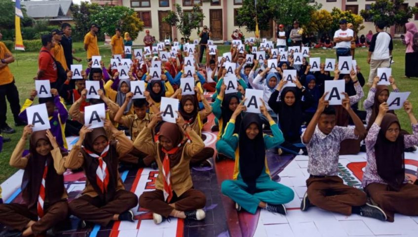 ﻿MA-Daops Tinanggea Gandeng IJTI Sultra Gelar Praktek Mitigasi Bencana
