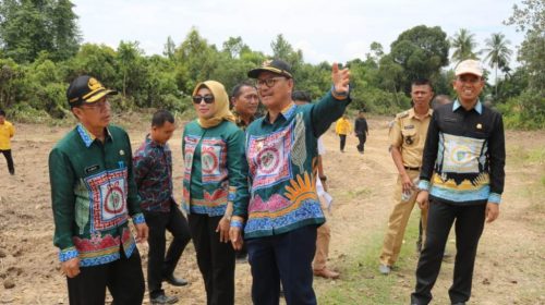 Bupati Konsel Tinjau Lokasi Pembangunan Pasar Ambaipua, Ini Tujuannya