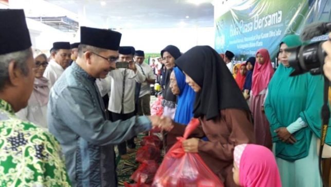 Ratusan Kaum dhuafa dan Anak Yatim dapat Santunan dari Pemkab Butur