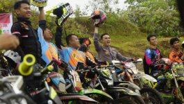 Sambut HUT RI ke 72 Kotap, Polres Bersama Kodim 1405 Gelar Adventure