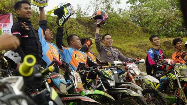 Sambut HUT RI ke 72 Kotap, Polres Bersama Kodim 1405 Gelar Adventure