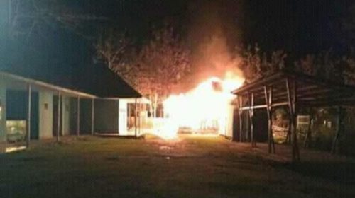 Dua Ruangan Sekretariat dan Mushollah DPRD Mubar Terbakar