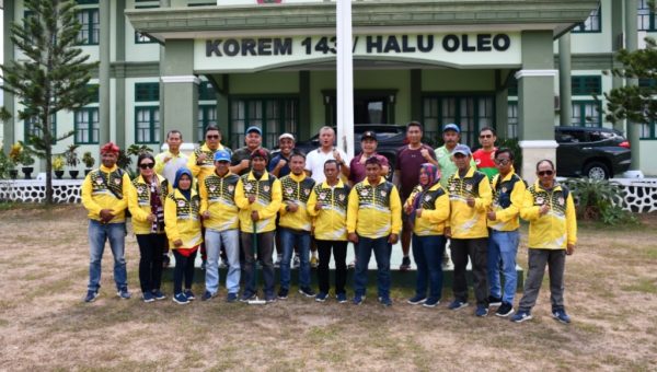 Kasdam XIV/Hsn Olahraga Bersama di Makorem 143/HO