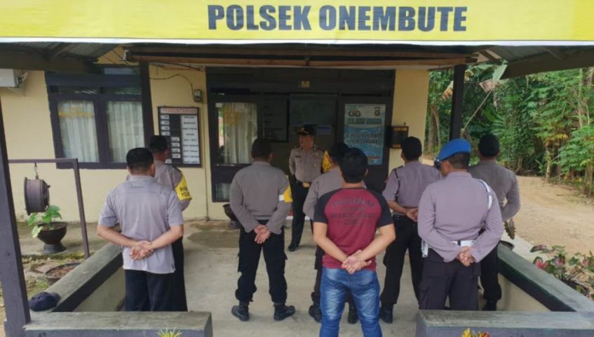 Polsek Onembute Siap Amankan Pesta Demokrasi Lima Tahunan﻿