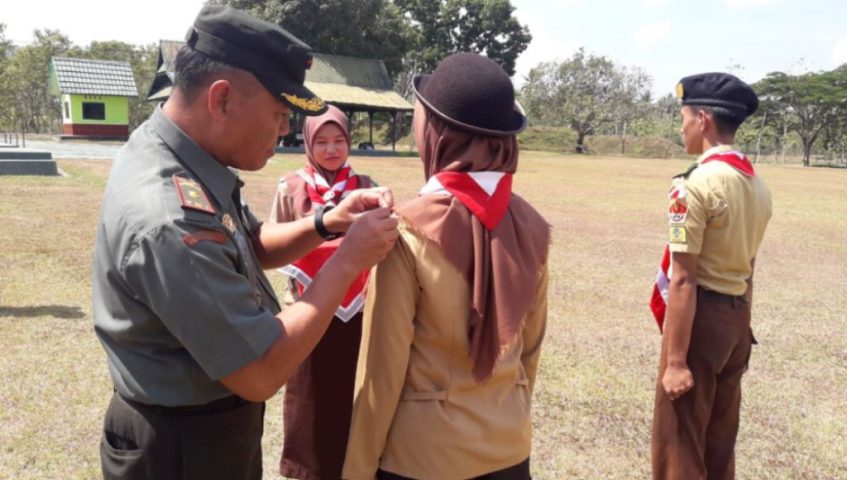 Kodim Kendari Bina Pramuka Melalui Binter Terpadu