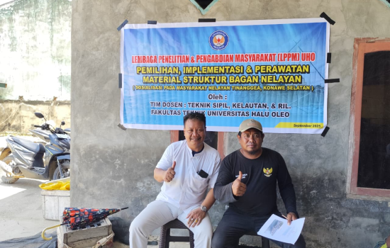 Mahasiswa dan Dosen UHO Selamatkan Warisan Bagan Tancap di Tinanggea