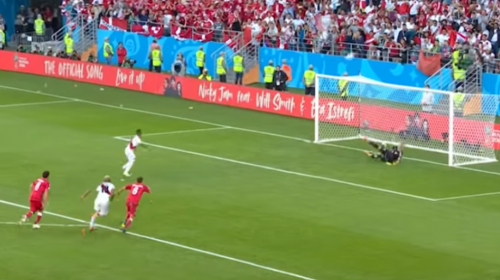 Video Cuplikan Pertandingan Denmark VS Peru, Skor 1 - 0