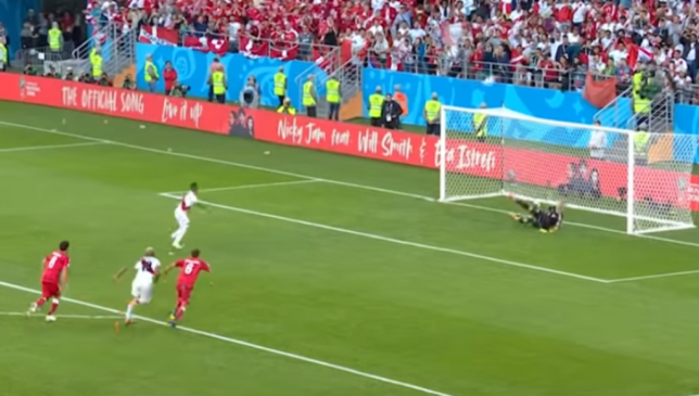 Video Cuplikan Pertandingan Denmark VS Peru, Skor 1 – 0