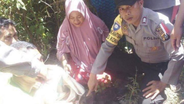 Warga Konawe Temukan Bayi Terbungkus Karung Gabah