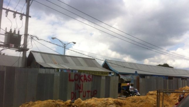 Pasar Panjang Kendari Dibongkar, Sat Pol PP Diusir Pedagang