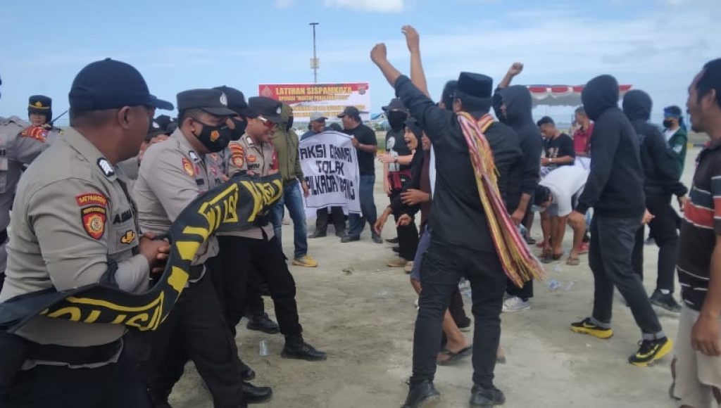 Jelang Pilkada, Polres Wakatobi Gelar Simulasi Sistem Pengamanan Kota