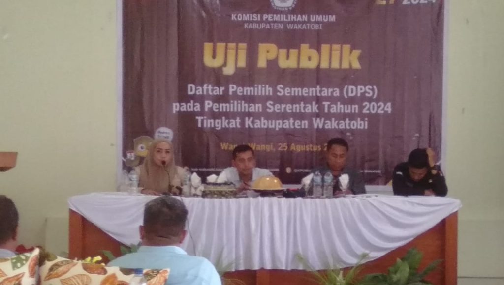 Terkait DPS, KPU Wakatobi Imbau Masyarakat Cek Nama di Sekretariat PPS Desa Kelurahan