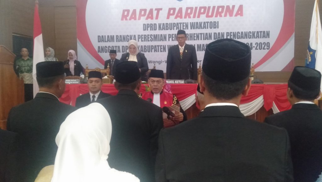 25 Anggota DPRD Terpilih di Wakatobi Resmi Dilantik