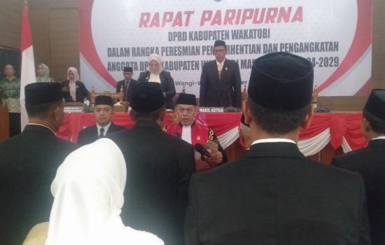 25 Anggota DPRD Terpilih di Wakatobi Resmi Dilantik