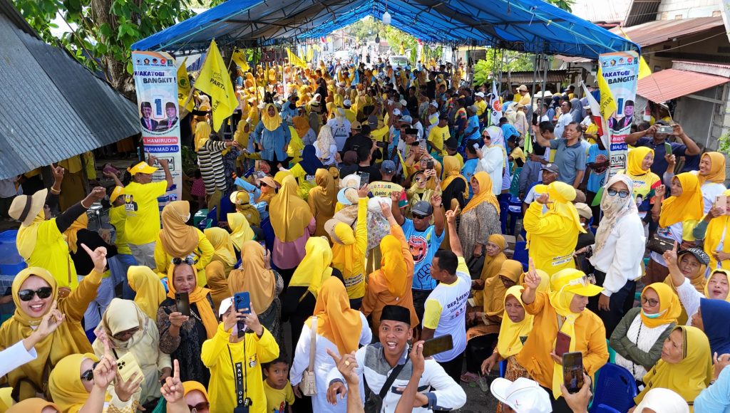 Padat, Pendukung Paslon Hamiruddin-Muhammad Ali Antuasias Hadiri Kampanye Dialogis di Wanci