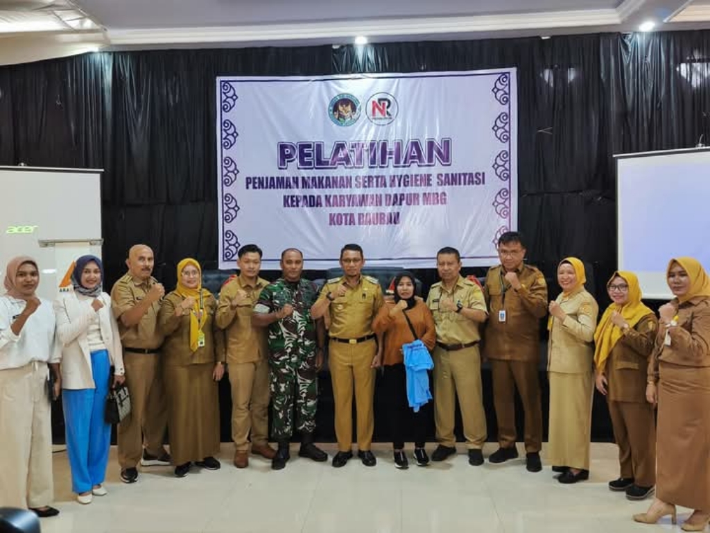 Karyawan Dapur MBG Diberi Pelatihan Pastikan Penyaluran MBG Higiene Sanitasi