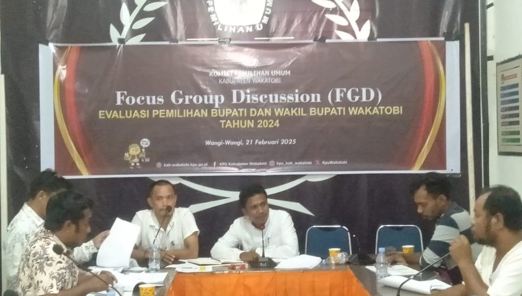 KPU Gelar FGD, Jurnalis Wakatobi Dorong Hal Ini