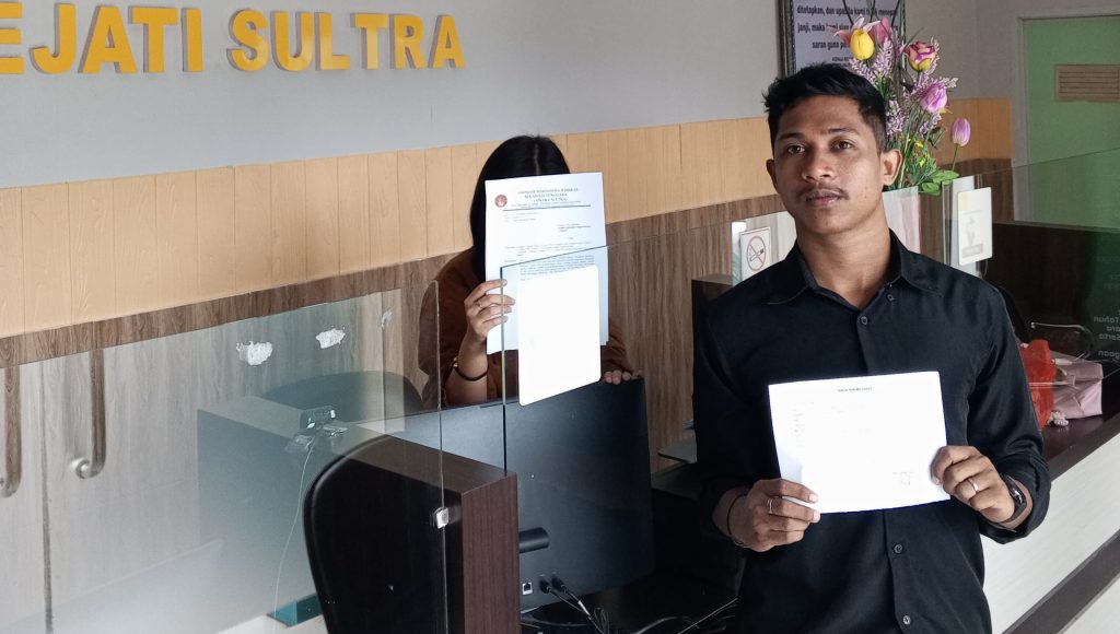 Kadis PUPR Buton Resmi Dilaporkan di Kejati Sultra, Amara Sultra : Tangkap Kadis PUPR Buton