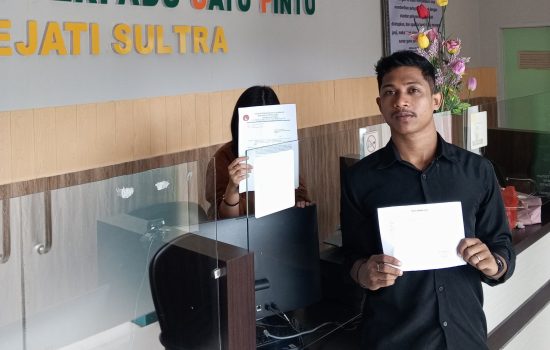 Kadis PUPR Buton Resmi Dilaporkan di Kejati Sultra, Amara Sultra : Tangkap Kadis PUPR Buton