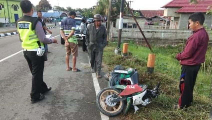 Lepas Kendali Saat Berkendara, Warga Konut Meninggal di Konawe
